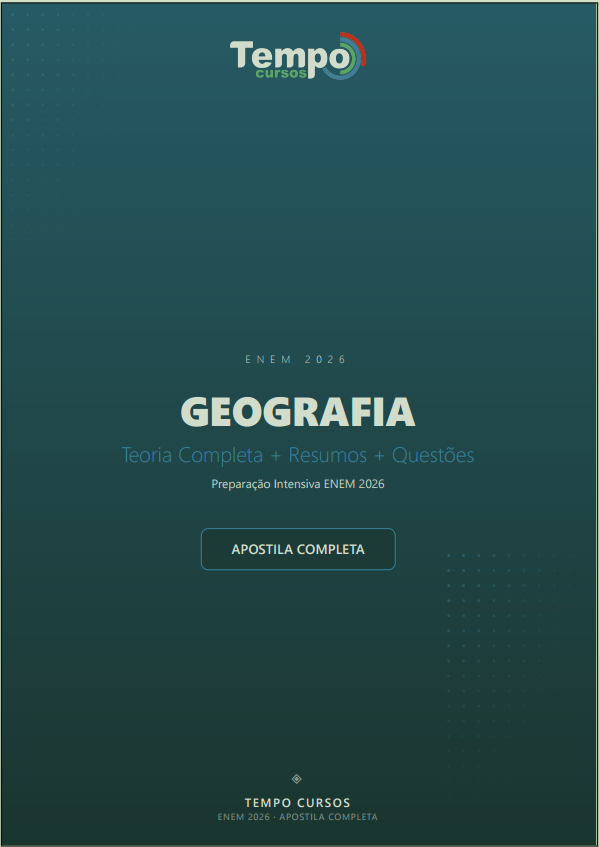 Apostila de Geografia ENEM 2026